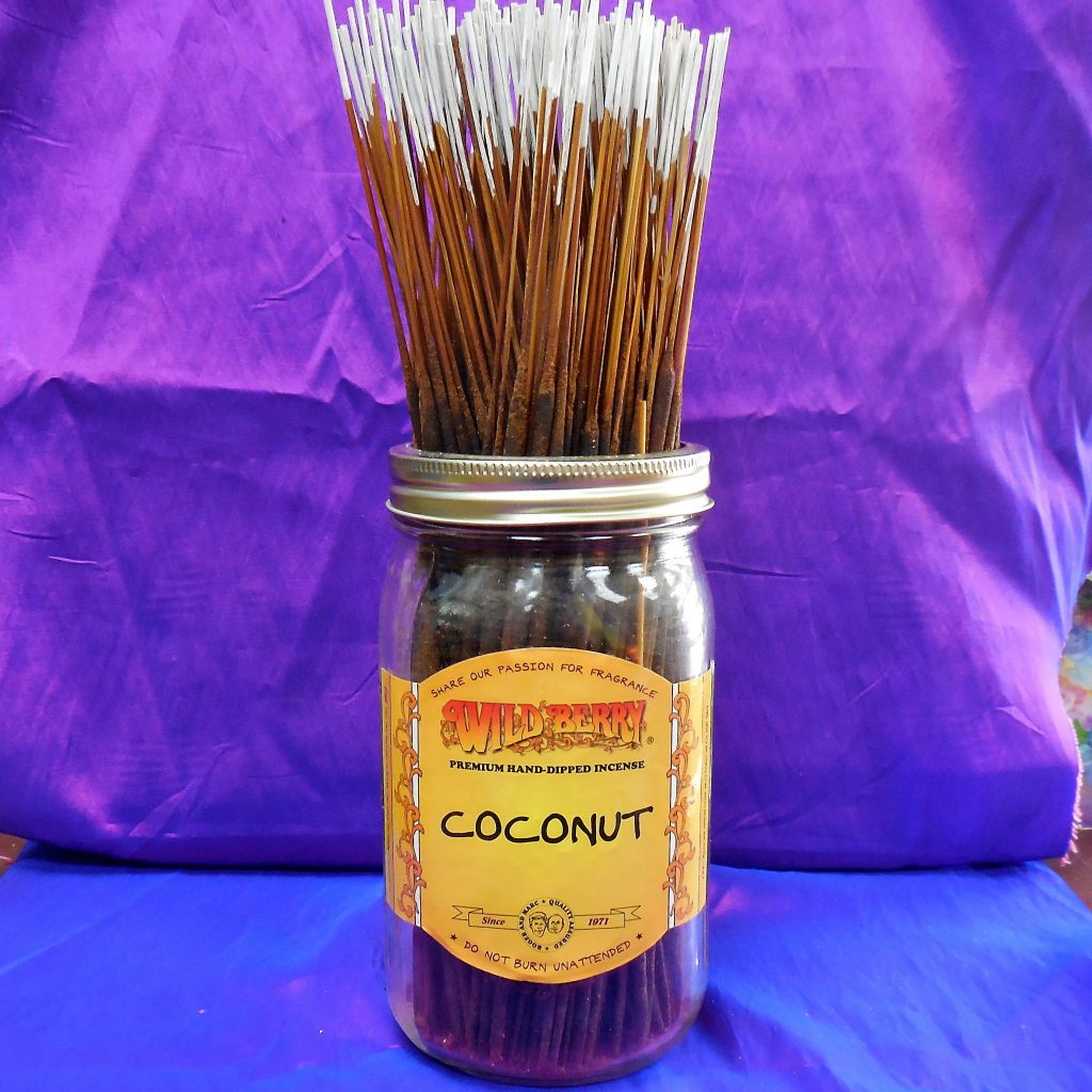 Coconut wildberry incense. Heaven Shop